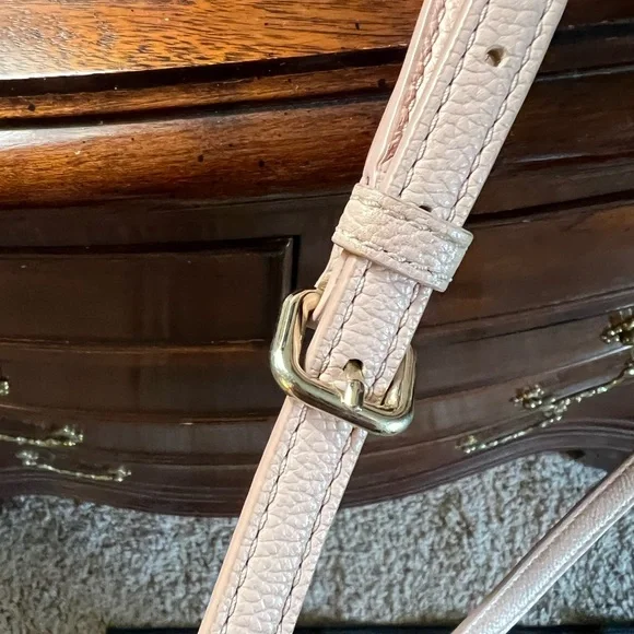 Kate Spade Larchmont Avenue Blush Evangeline Satchel Bag - Picture 5 of 14